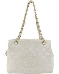 Chanel - Shopping Leather Shoulder Bag (pre-owned) - Lyst