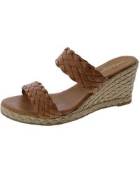 Andre Assous - Anfisa Padded Insole Slip On Wedge Sandals - Lyst
