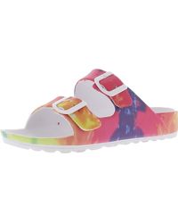MIA - Jasmin Slip On Flat Slide Sandals - Lyst