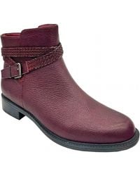 David Tate - Skip Leather Ankle Boots - Lyst