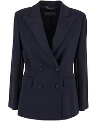 Alberta Ferretti - Enver Satin Blazer - Lyst