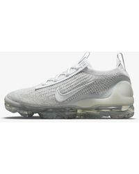 Nike - Air Vapormax 2021 Fk Dc4112-100 Silver Running Shoes 5.5 Foh64 - Lyst