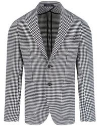 Tagliatore - Pied De Poule Blazer - Lyst
