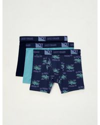 Lucky Brand - 3 Pack Stretch Boxer Briefs - Lyst