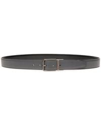 Bally - Arkin 6232246 Grey Leather 110cm Belt - Lyst