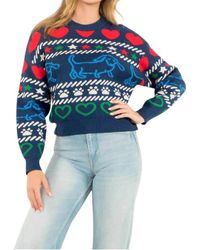 Thml - Fun Pattern Knit Crew Neck Sweater - Lyst