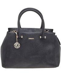 DKNY - Leather Top Zip Tote - Lyst