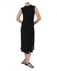 Dāl the Label - Rib Knit Wrap Skirt - Lyst