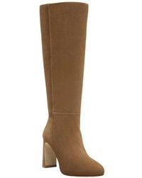 Stuart Weitzman - Babette Platform Zip Suede Boot - Lyst