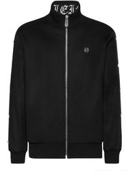 Philipp Plein - Jogging Zipped Jacket Skull & Bones - Lyst