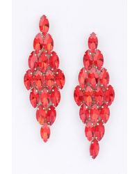 Fashnzfab - Rhinestone Earring - Lyst