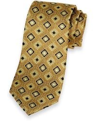 Paul Fredrick - Medallion Woven Silk Tie - Lyst