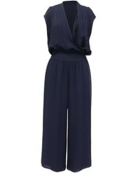 Theory - V-Neck Jumpsuit - Lyst