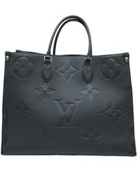 Louis Vuitton - Onthego Gm Leather Tote Bag (pre-owned) - Lyst