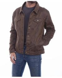 Scully - Faux Jean Jacket - Lyst