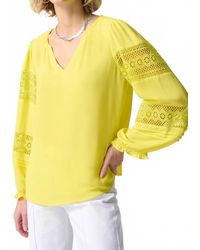 Joseph Ribkoff - Georgette Puff Sleeve Top - Lyst