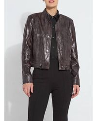 Lyssé - Bennett Patent Foil Vegan Leather Jacket - Lyst