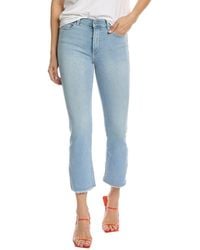 DL1961 - Bridget Boot High-rise Instasculpt Baby Blue Raw Ankle Cut Jean - Lyst