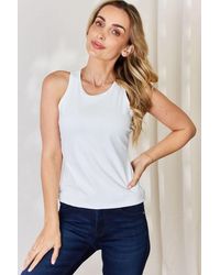 TRUEDAMES - Basic Bae Full Size Round Neck Racerback Tank - Lyst