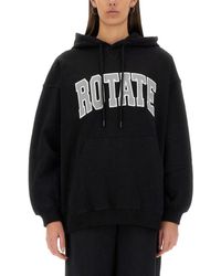 ROTATE BIRGER CHRISTENSEN - Heavy Cotton Sweatshirt - Lyst