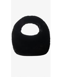Lamarque - Alix Mini Faux Fur Hobo Bag - Lyst