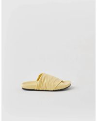 Closed - Cross Italian Leather Sandals - Lyst