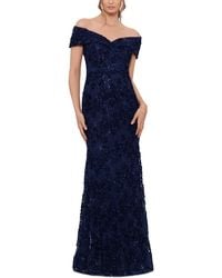 Xscape - Lace Sequined Evening Dress - Lyst