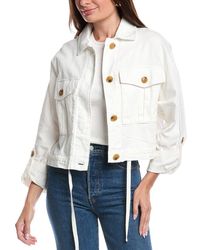 Blank NYC - Great Catch Linen-Blend Jacket - Lyst