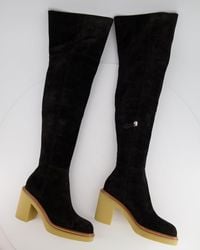 Hermès - Hermès Suede Dakota Thigh-high Boots - Lyst