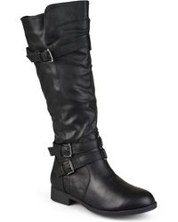 Journee Collection - Collection Wide Calf Bite Boot - Lyst