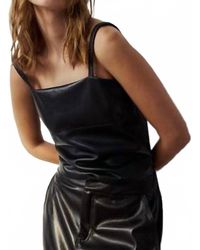 Melissa Nepton - Elly Vegan Leather Tank - Lyst