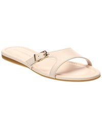 Stuart Weitzman - Irene Leather Slide - Lyst