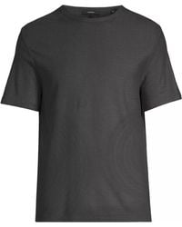 Vince - Pima Pique Short Sleeve Crew Neck T-Shirt, Soft - Lyst