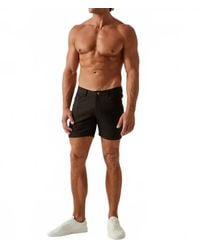 s t e e l e. - Stretch Knit Jean Shorts - Lyst