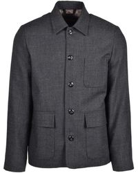 Officina 36 - Unlined Wool-Blend Jacket - Lyst