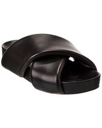 Jil Sander - Padded Leather Sandal - Lyst