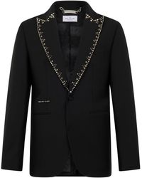 Philipp Plein - Blazer Lord Fit Lapel Studs - Lyst