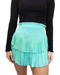 Mustard Seed - Natural Flirt Skirt With Shorts - Lyst