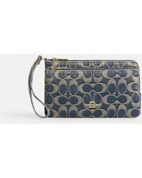 COACH - Double Zip Wristlet - Lyst