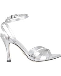 Giampaolo Viozzi - Delicate Ankle Strap Leather Sandals - Lyst