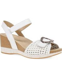 Dansko - Stella Ankle Strap Platform Wedge Sandal - Lyst