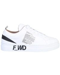 Forward - Ecoleather Low-Top Sneakers With Contemporary Detailing - Lyst