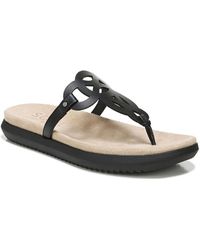 SOUL Naturalizer - Janice Faux Leather Slides Thong Sandals - Lyst