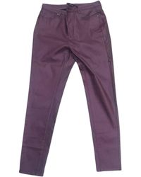 Coco + Carmen - Metallic Stretch Pants - Lyst