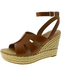 UGG - Careena Leather Wedge Pumps - Lyst