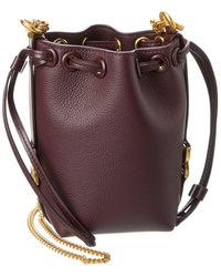 Chloé - Marcie Micro Leather Bucket Bag - Lyst