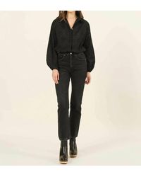Omika - Nero Button Front Blouse - Lyst