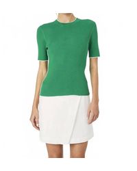 French Connection - Mozza Short Sleeve Sweater - Lyst