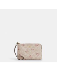 COACH - Corner Zip Wristlet - Lyst