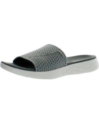 Skechers - On The Go 600-nitto Highly Resilant Flat Pool Slides - Lyst